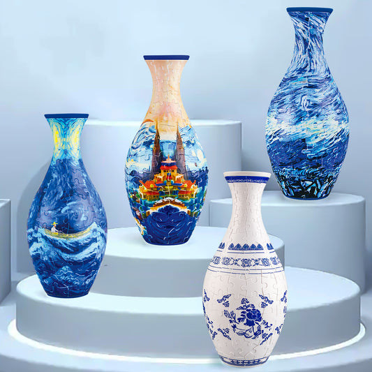 Puzzle Vase — sculptural puzzle-form vase | BYHIMSELF