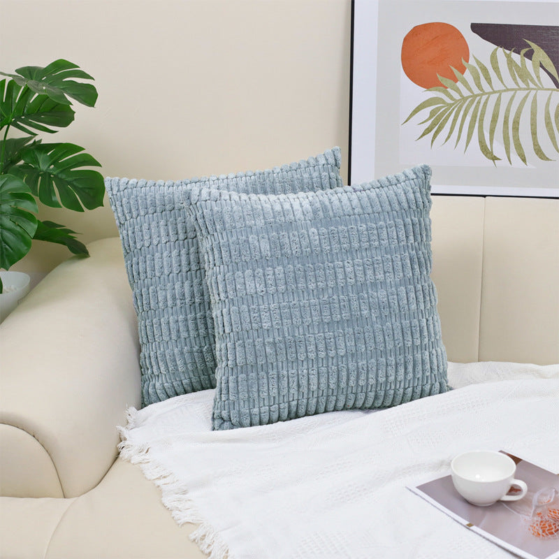 Boho Striped Corduroy Pillow Cover — view 3
