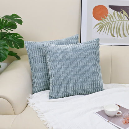 Boho Striped Corduroy Pillow Cover — view 3