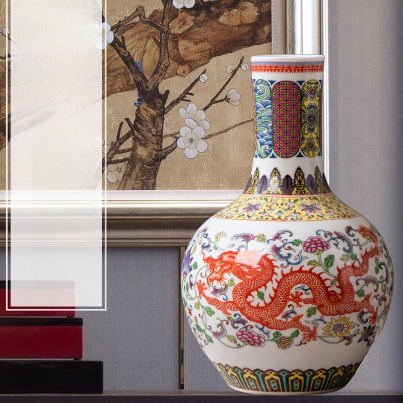 Porcelain Vase, porcelain decor — view 4
