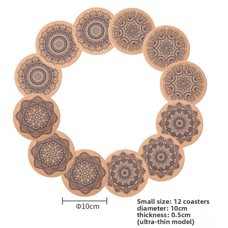 Mandala Cork Coaster Set — view 21