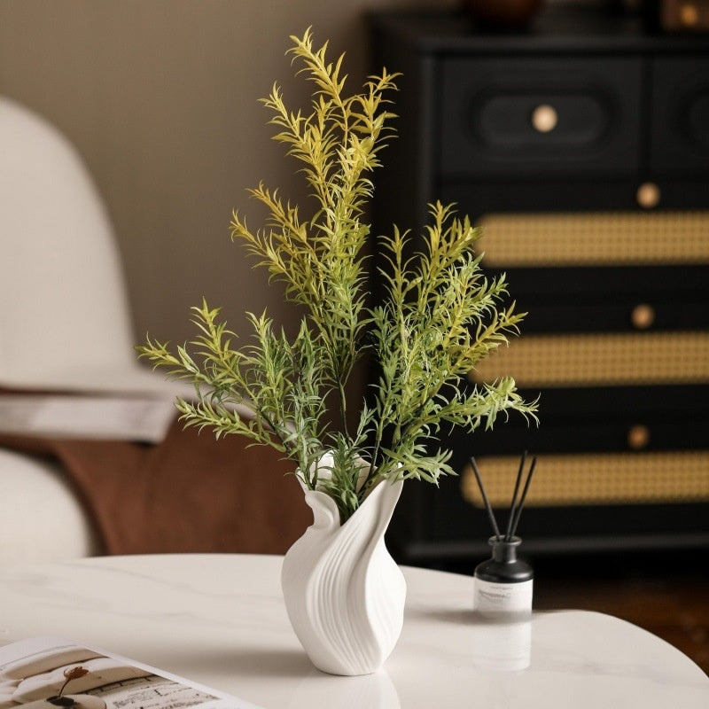Ornamental Ceramic Vase, decorative accent — view 3