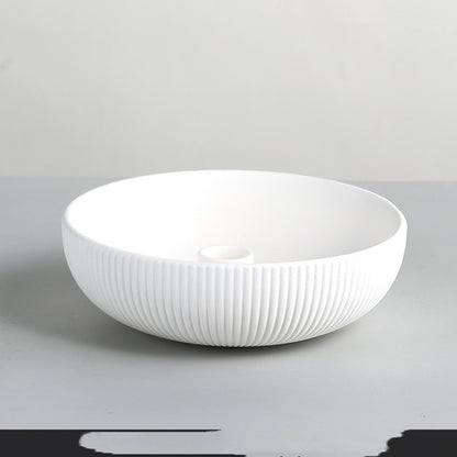 Simple Ceramic Candle Tray — view 4