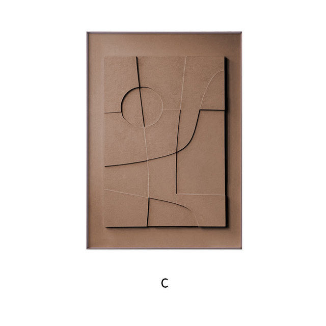 Geometric Abstract Canvas Wall Art — view 8