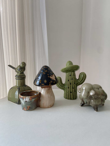 Single-Stem Ceramic Vase — view 3