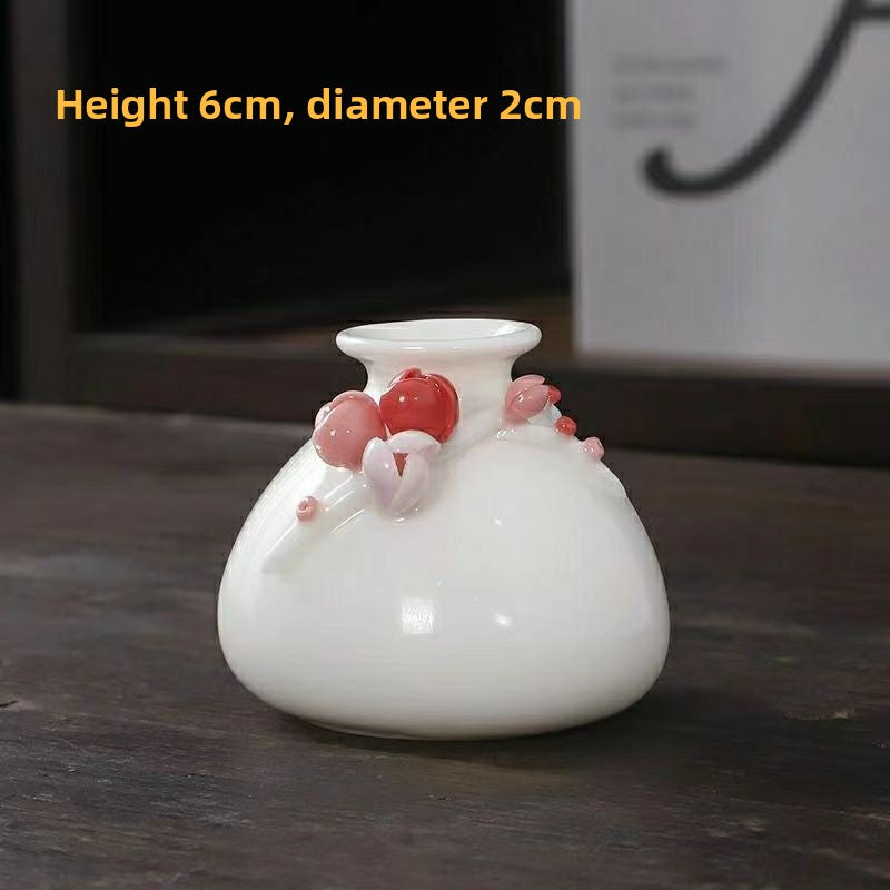 Handmade Mini Ceramic Vase, Scandinavian vase — view 6