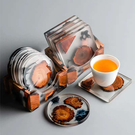 Zen Resin Coaster Set — resin drink coasters | BYHIMSELF