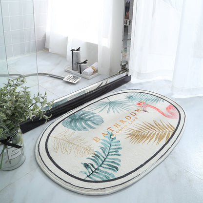 Plush Non-Slip Oval Rug — view 2