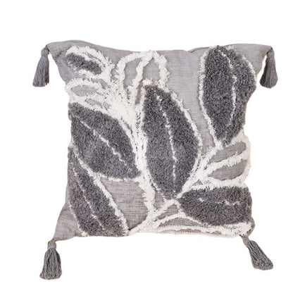 Tufted Leaf Throw Pillow Cover — view 5