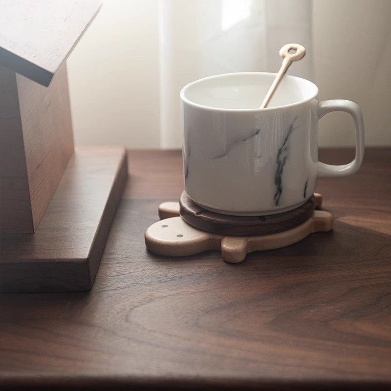 Wooden Coaster Set, wood coasters — view 2