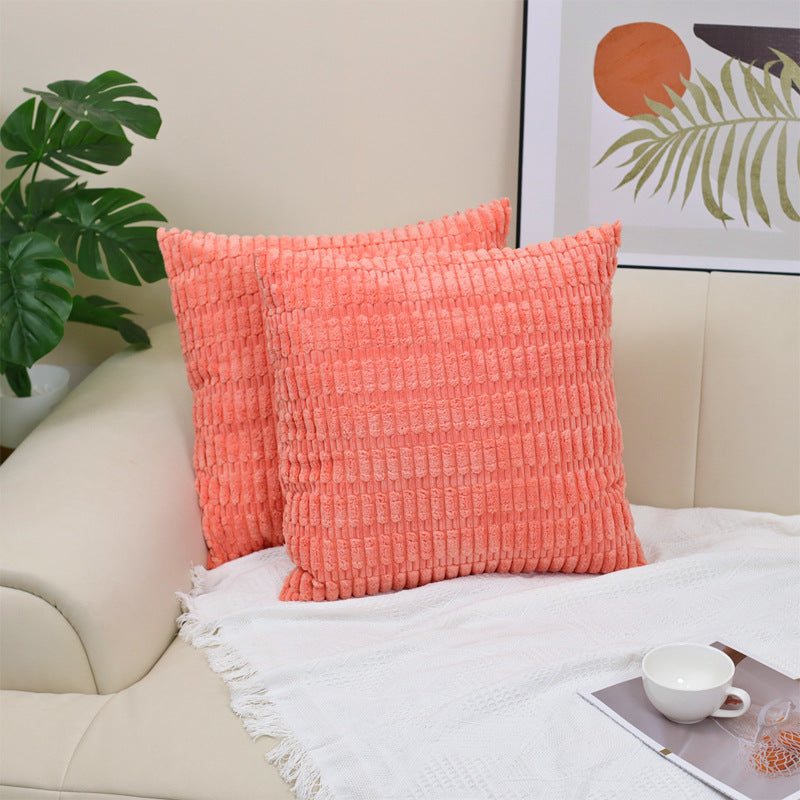 Boho Striped Corduroy Pillow Cover — view 18