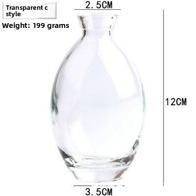 Transparent Coloured Vase, tinted glass — view 8