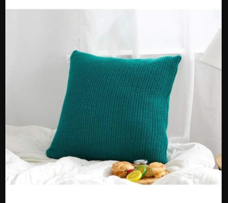 Solid Polyester Cushion Cover — view 14
