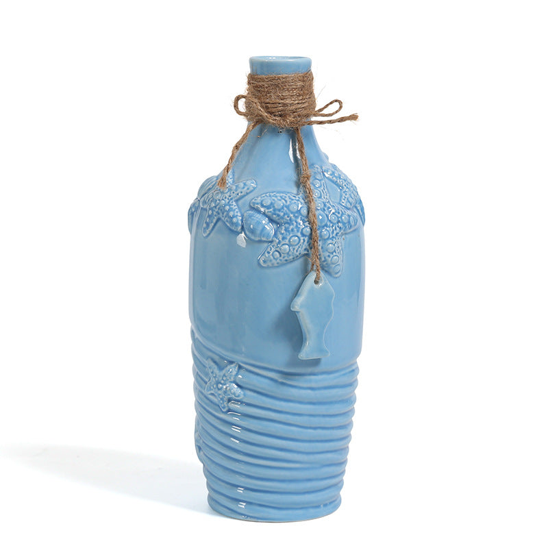 Mediterranean Ceramic Vase, ceramic decor — view 5