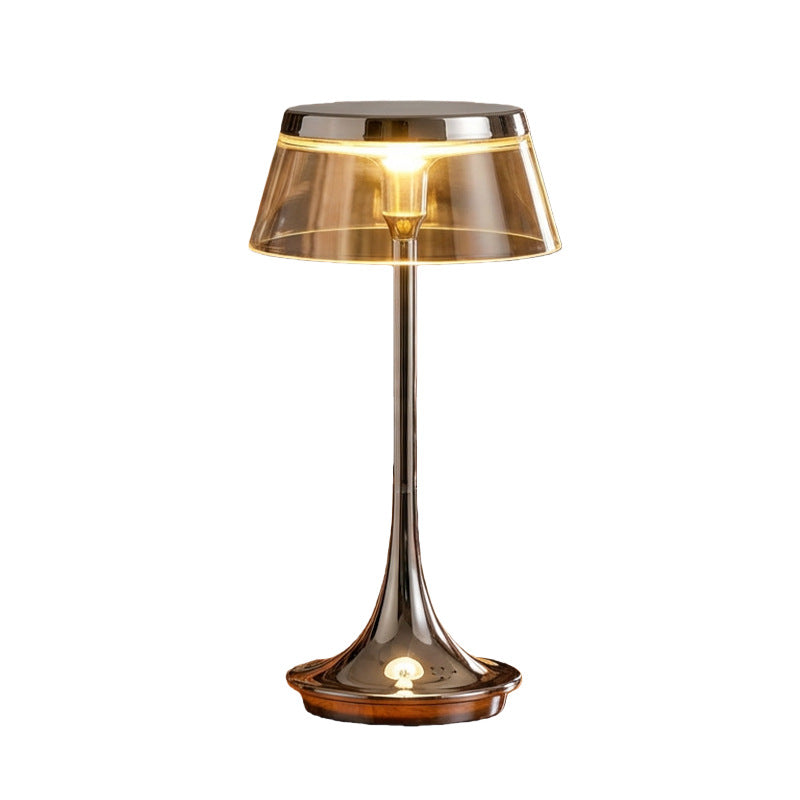 Touch Control Type-C Charging Desk Lamp, chrome touch-dimming desk lamp — view 3