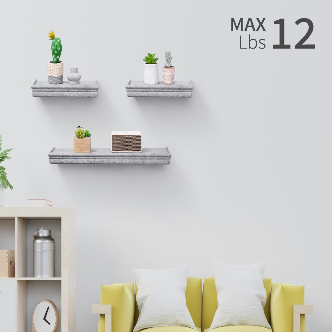 Invisible-Bracket Floating Shelf Grey — view 3