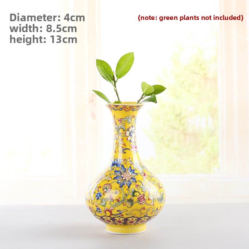 Hand-Painted Vase, painted ceramic — view 7