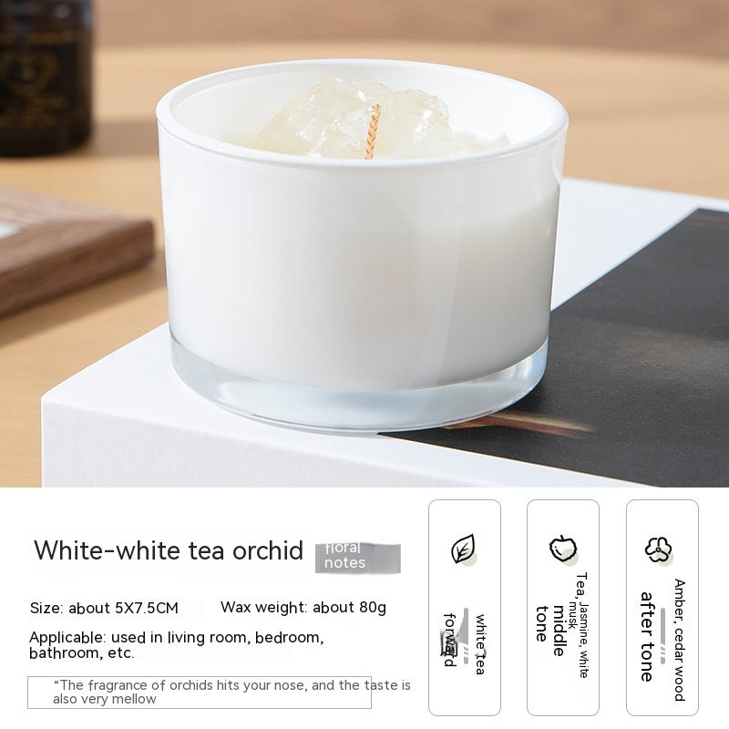 Crystal-Topped Soy Aromatherapy Candle — view 3