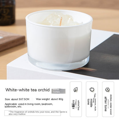 Crystal-Topped Soy Aromatherapy Candle — view 3