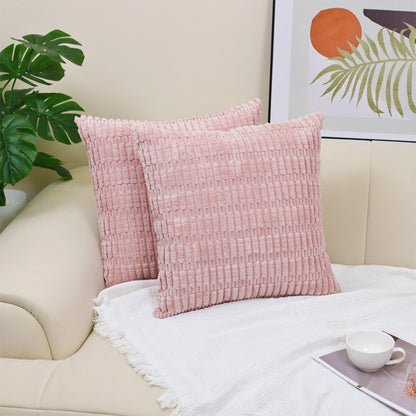 Boho Striped Corduroy Pillow Cover — view 16