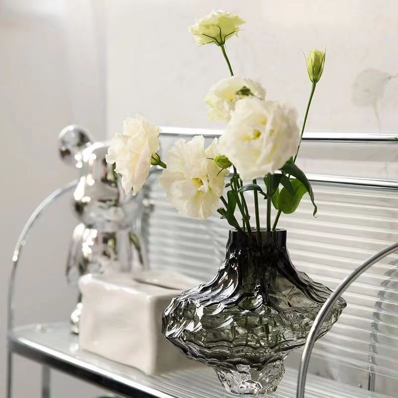 Sculptural Glass Vase, glass decor — view 4