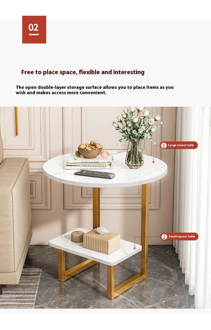 Minimalist Double-Layer Coffee Table — view 3