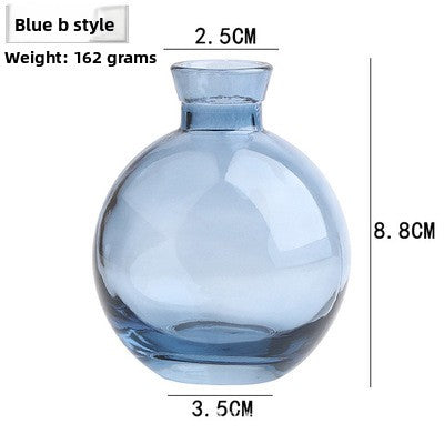 Transparent Coloured Vase, tinted glass — view 10