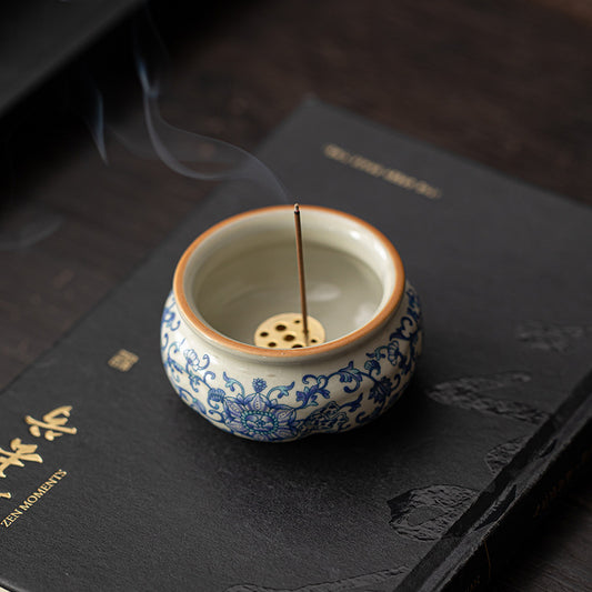Ceramic Incense Burner & Tray — view 2