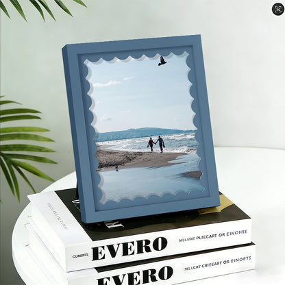 Wavy Wooden Photo Frame, Tabletop — view 6