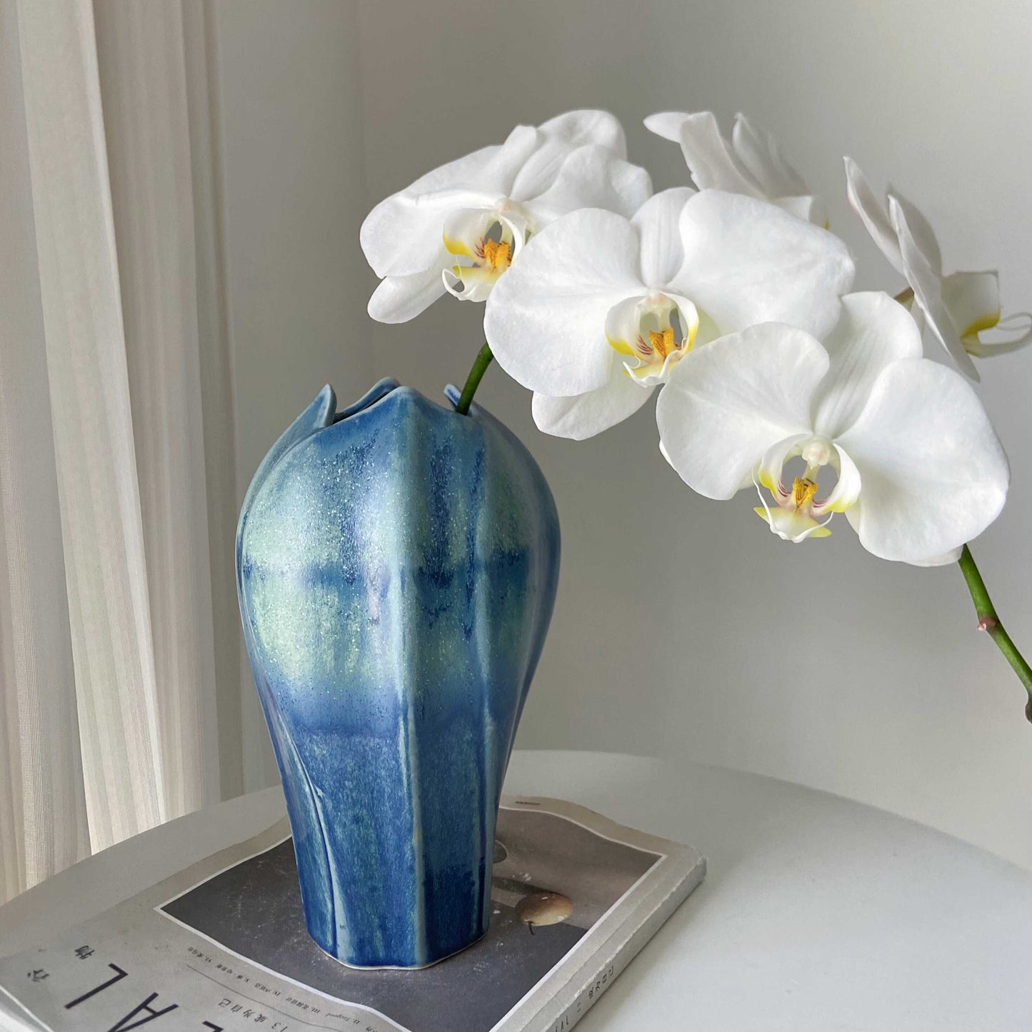 Yao Bian Glazed Flower Bud Vase — view 3