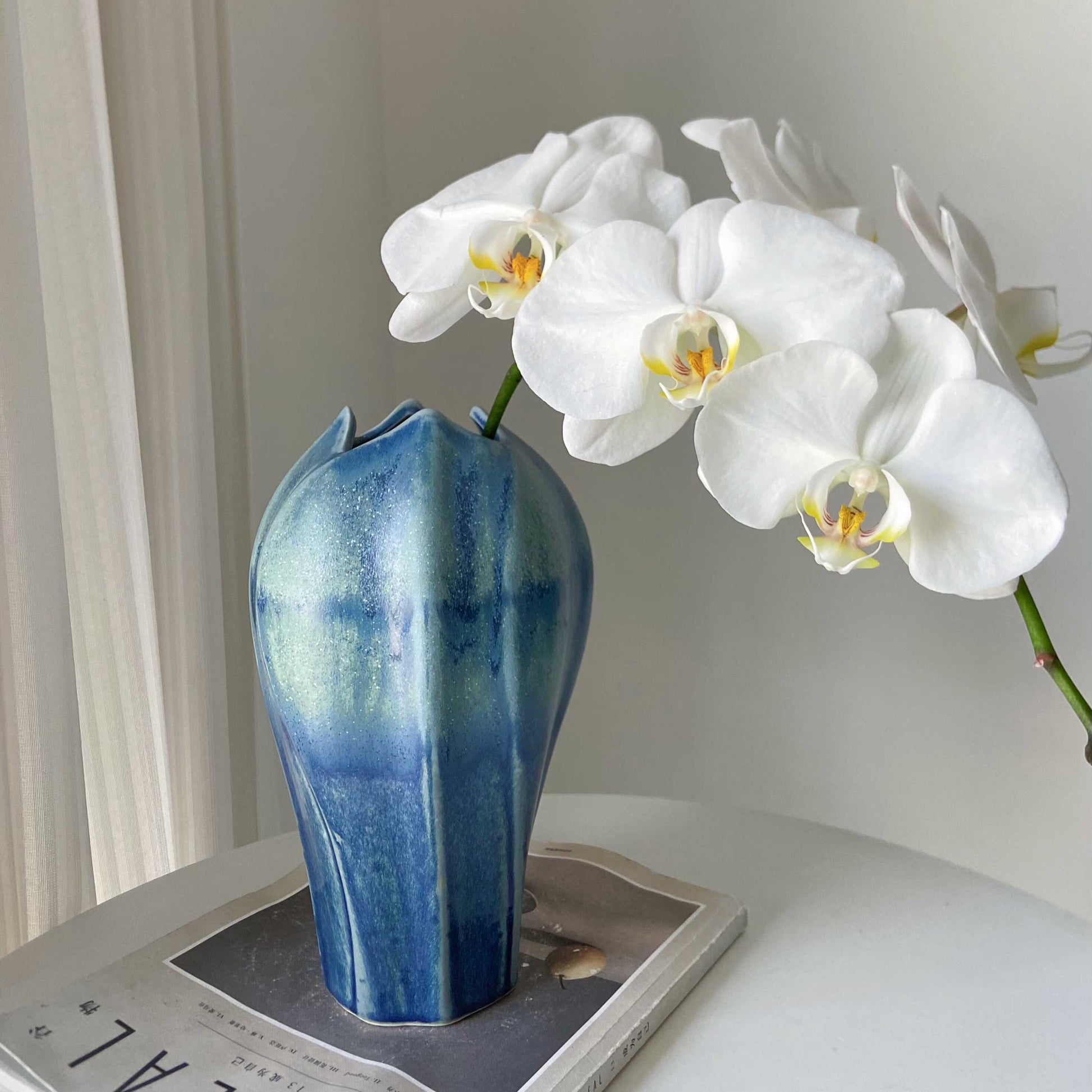 Yao Bian Glazed Flower Bud Vase — view 3