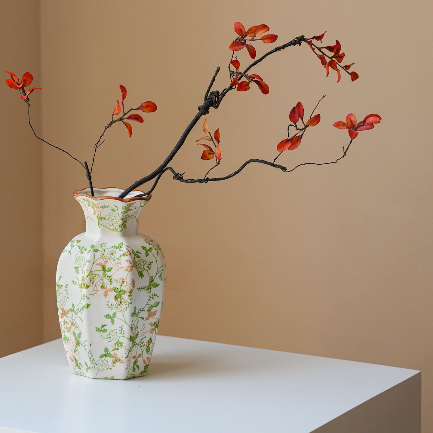Heritage Blue & White Vase, porcelain vase — view 2