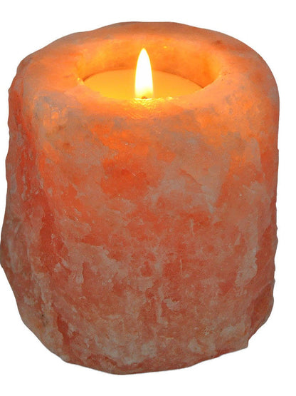 Himalayan Salt Candle Holder, salt decor — view 5