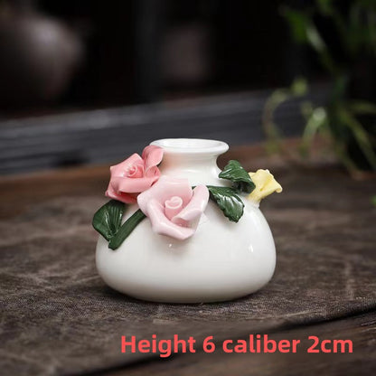 Handmade Mini Ceramic Vase, Scandinavian vase — view 10