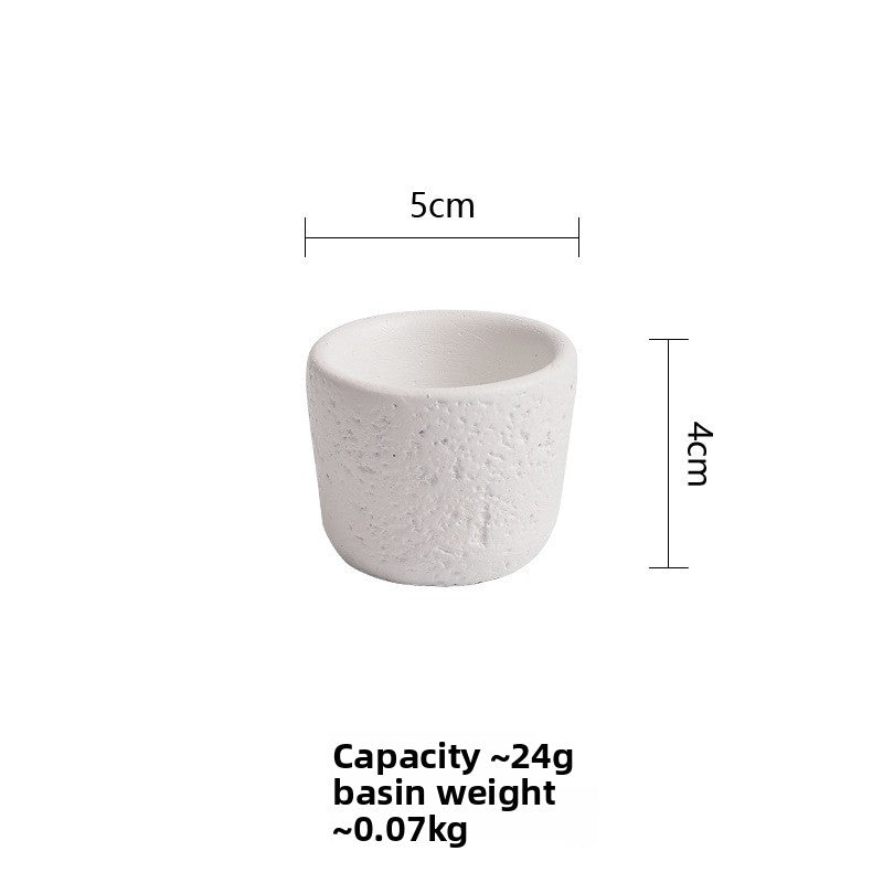 Cement Pillar Candle Holder, concrete decor — view 6