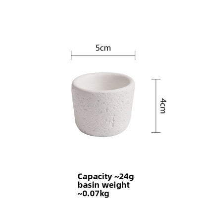 Cement Pillar Candle Holder, concrete decor — view 6