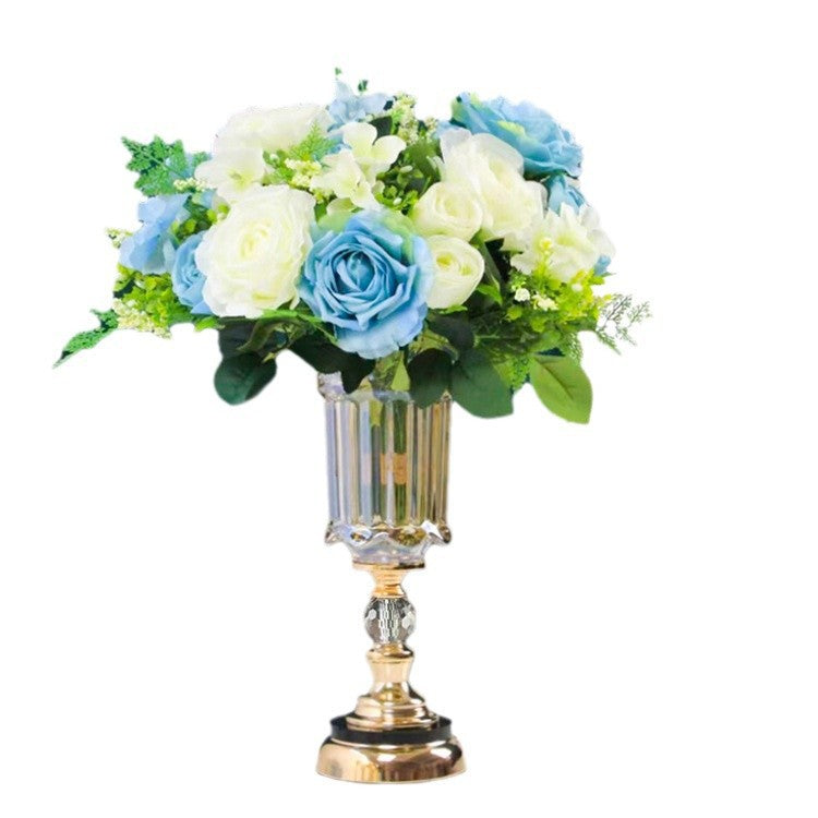 Artisan Glass Vase, hand-crafted glass — view 5