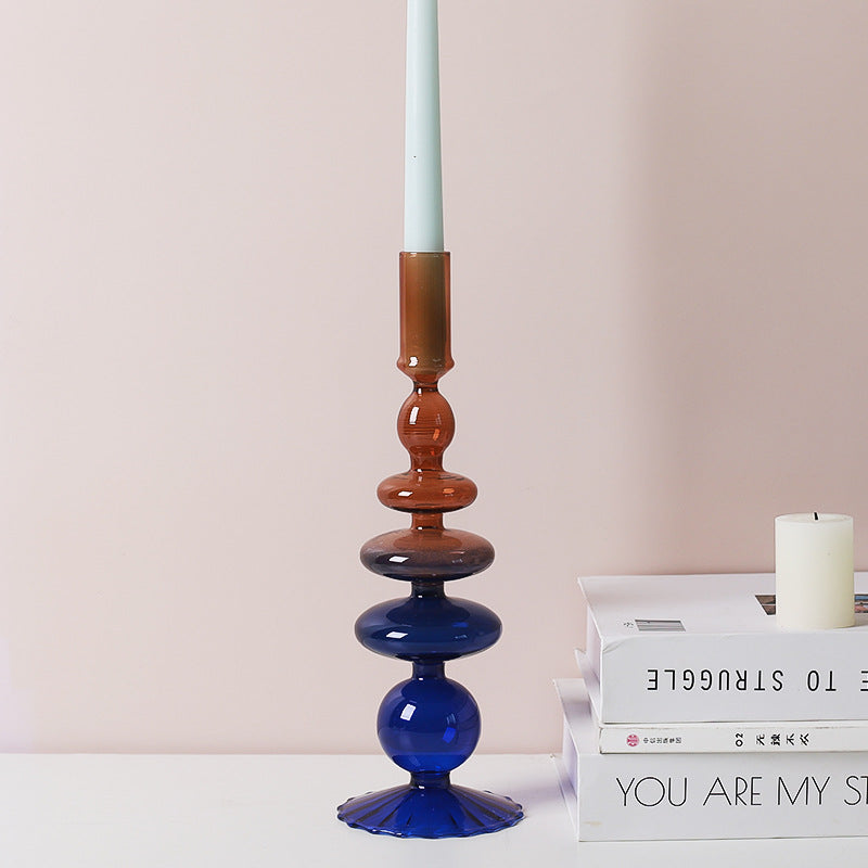 Minimalist Glass Candlestick — view 5