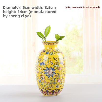 Hand-Painted Vase, painted ceramic — view 11
