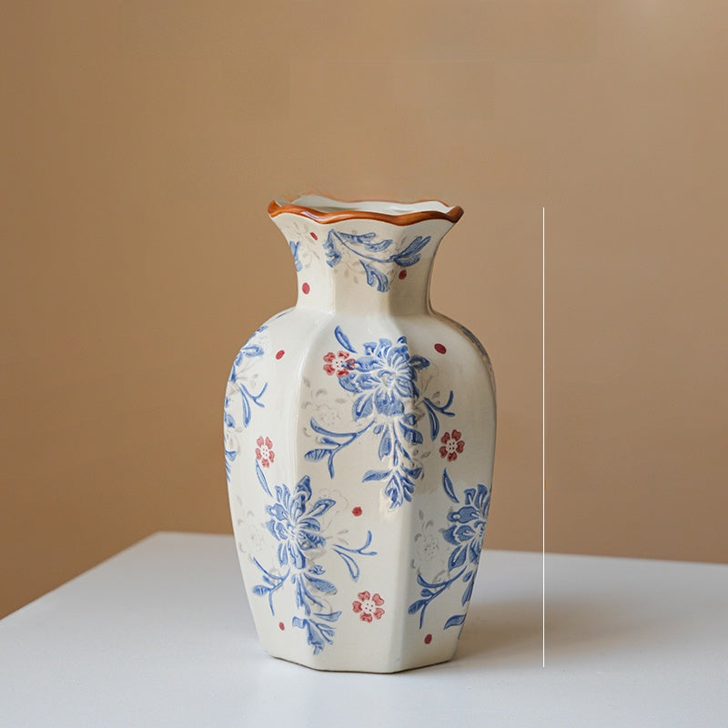 Heritage Blue & White Vase, porcelain vase — view 6