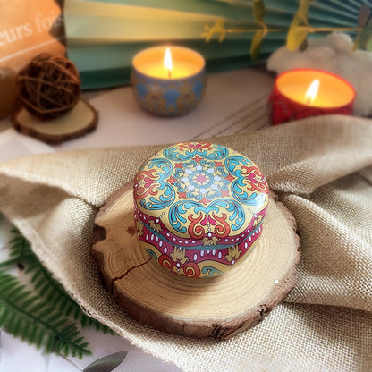 Dried Flower Soy Candle in Tin — view 17