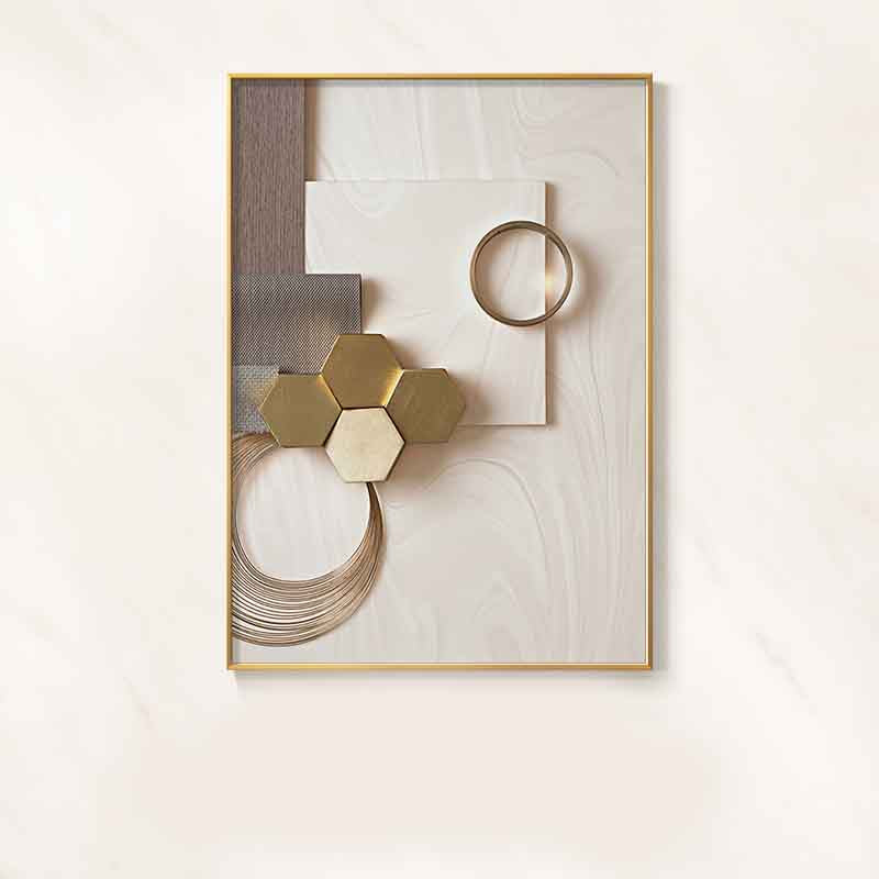 Simple Geometric Art Print — view 7