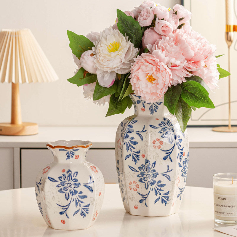 Blue & White Porcelain Vase — view 18