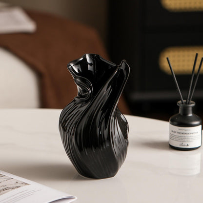 Ornamental Ceramic Vase, decorative accent — view 7