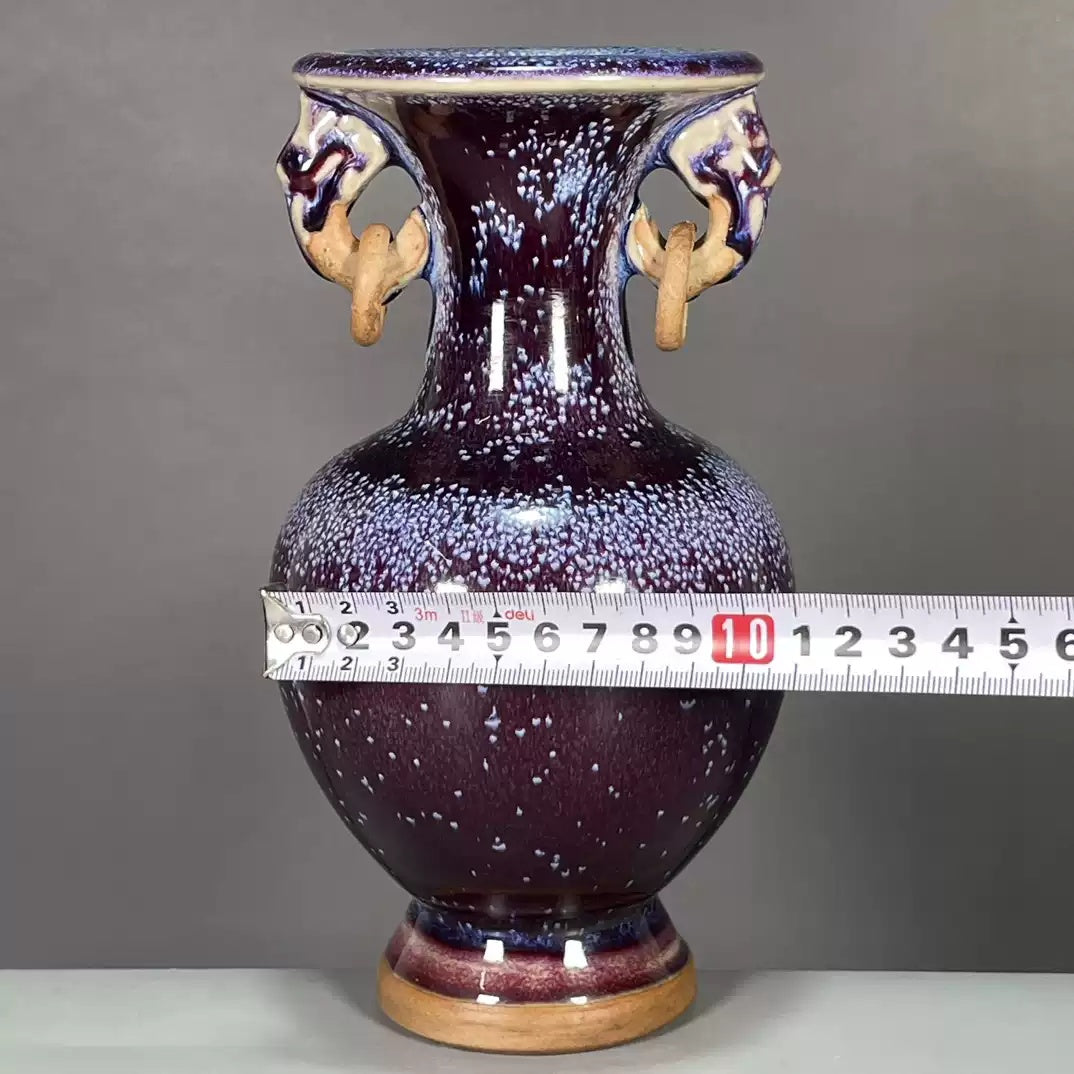 Kiln-Glaze Double-Ear Vase — view 3