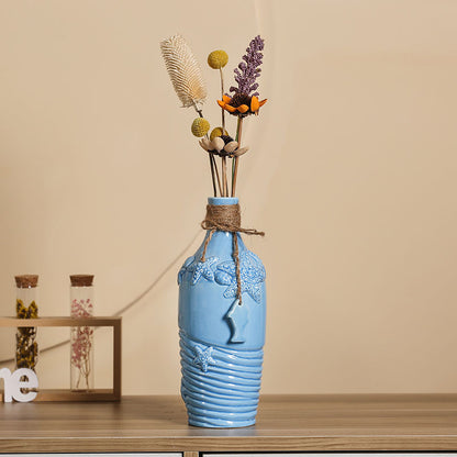 Mediterranean Ceramic Vase, ceramic decor — view 4