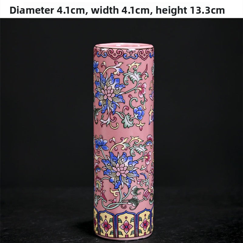 Enamel Ceramic Flower Vase — view 5