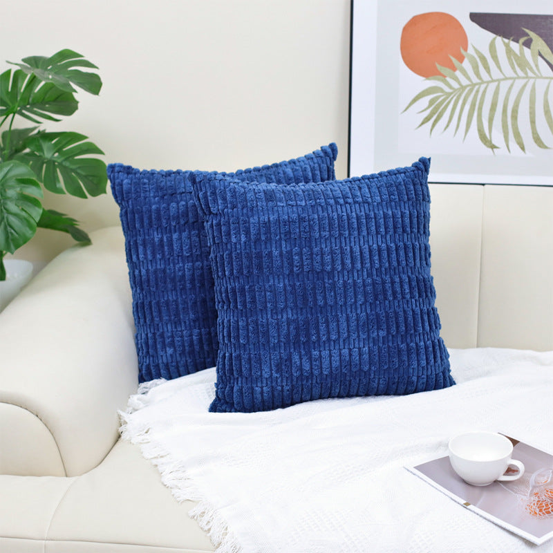 Boho Striped Corduroy Pillow Cover — view 13