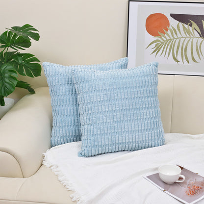 Boho Striped Corduroy Pillow Cover — view 7