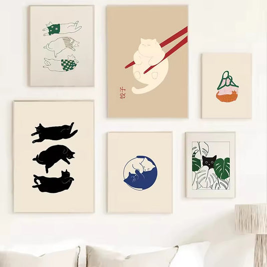 Japanese Minimalist Print — Nordic wall art canvas | BYHIMSELF